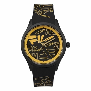 Fila 40mm Unisex Analogue Rubber Sports Watch (38129201) - Black