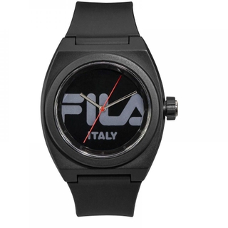 Fila 42mm Unisex Analogue Rubber Sports Watch (38180002) - Black