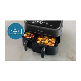 مقرمشة وطرية ومطهوة بالتساوي بفضل تقنية Rapid Air Plus