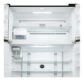 Hitachi Four Door Refrigerator 540L 21CFT Glass Black| Xcite