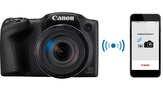كاميرا كانون باور شوت SX430 IS الرقمية المدمجة - اسود