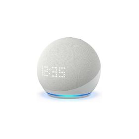 Amazon Echo Dot With Clock, ECD5GNCLK-WHT| Xcite