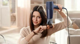 Slim nozzle for touch-ups and detailed styling