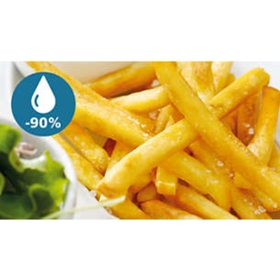 Enjoy healthy food with up to 90% less fat