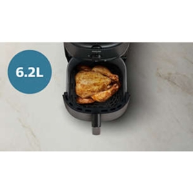 6.2 L capacity for easy side dishes and snacks
