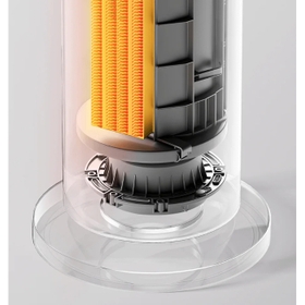 2,000W high power for quick heating