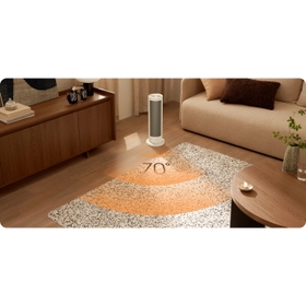 70° wide angle for extensive coverage