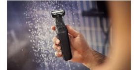 100% Showerproof body groomer