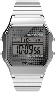 Timex T80 Expansion Unisex Digital Metal Watch - (TW2R79100)