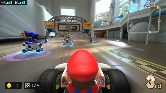 See your course and opponents come alive on screen