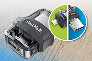 Dual micro-USB and USB 3.0 Connectors