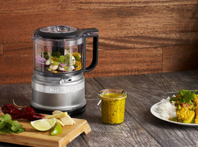 Quickly chop, mix and purée