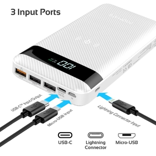 مدخلات Lightning و Micro-USB و USB-C