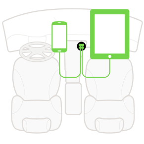 Belkin Boost Up 2 Port Car Charger Usb A To Lightning