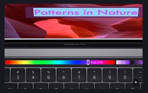 Touch Bar. More ways to be productive. Always within reach.