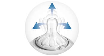 Unique Petals For A Soft, Flexible Nipple Without Collapse