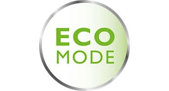 Energy saving eco mode with connection indication