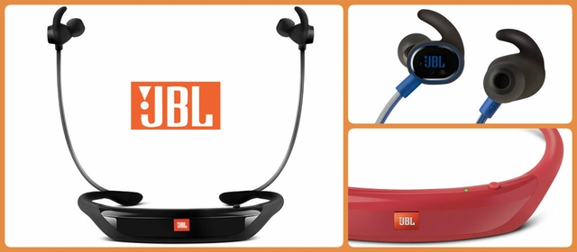 JBL Reflect Response Wireless Neckband In-Ear Earphones - Black | Xcite Alghanim Electronics