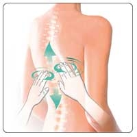 Penetrating 3D back massage 