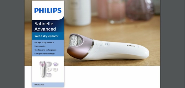 Philips BRE632/00 Satinelle Advanced Wet & Dry epilatore