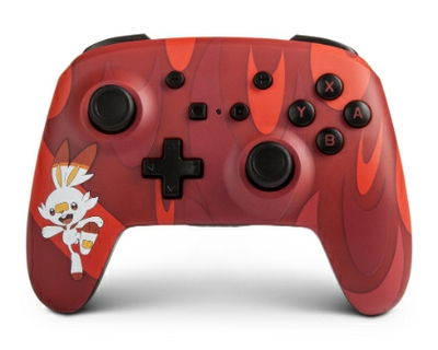Nintendo Switch PowerA Enhanced Wireless Controller – Pokemon Scorbunny