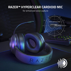 Detachable Razer HyperClear Cardioid Mic