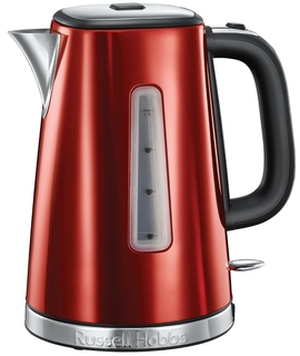Russell Hobbs Luna Quiet Boil Red Kettle, 23210