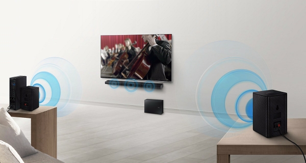 Samsung Wireless Rear Speaker Accessory Kit (SWA-8000S) - Black | Xcite