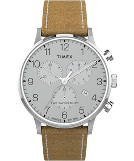 Timex Chronograph Leather Strap Watch