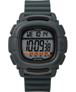 Timex BST.47 47mm Gent's Rubber Strap Digital Watch (TW5M26700) - Dark Grey