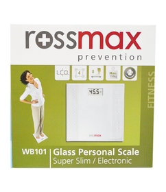 Rossmax Wb101 Glass Personal Electronic Scale Super Slim Xcite Alghanim Electronics Best Online Shopping Experience In Kuwait