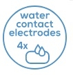 4 wear-free contact electrodes 