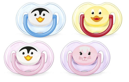 Soother With Colourful Animal Designs