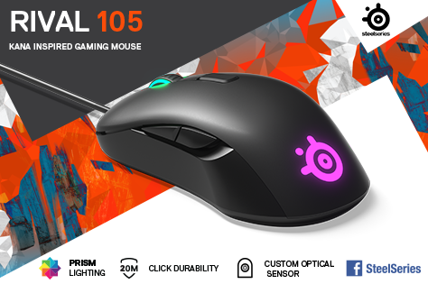 mouse steelseries rival 105