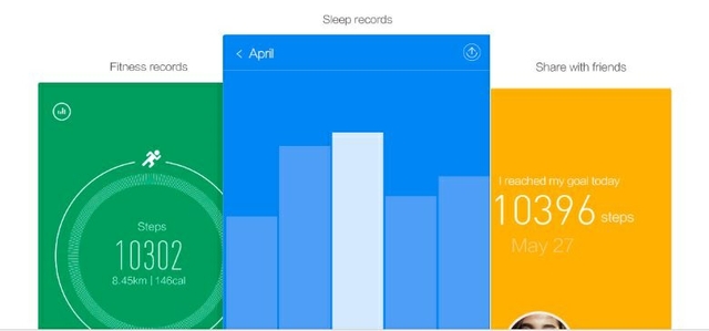 Sync with the app to analyze your fitness and sleep activities to help you improve your lifestyle.