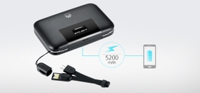 راوتر واي فاي محمول ٤ جي إل تي إي ٣ جي من هواوي أسود E5770s 320 اكسايت موقع اكس سايت للتسوق اون لاين في الكويت من الكترونيات الغانم