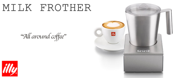 illy Stainless-Steel Milk Frother