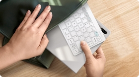 Wireless keyboard to-go for when you're on the go