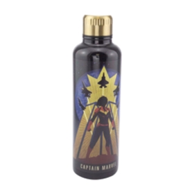 Paladone Captain Marvel Metal Water Bottle