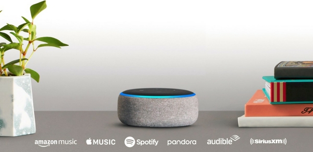 Echo Dot (3rd Gen) - Smart speaker with Alexa (Heather Grey