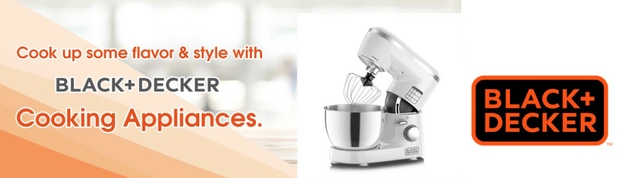 Buy Black+Decker Stainless Steel Kitchen Machine 1000W SM1000-B5 White  Online - Shop Electronics & Appliances on Carrefour UAE