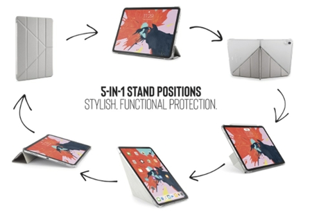 5-in-1 Stand Positions: Stylish, Functional Protection
