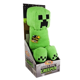 minecraft happy explorer charged creeper plush