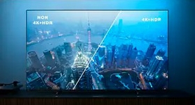 Vibrant HDR picture. Philips 4K UHD TV.
