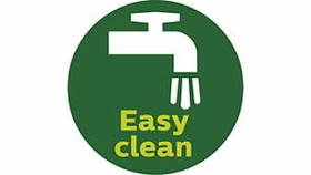 With Quick clean button for fast & easy cleaning