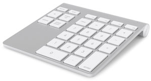 أضف مفاتيح الأوامر والأرقام إلى Apple KEYBOARD