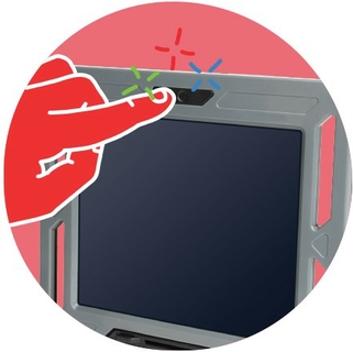 Clears instantly with one button