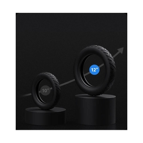 Enhanced shock absorption to effectively reduce vibrations caused by bumps