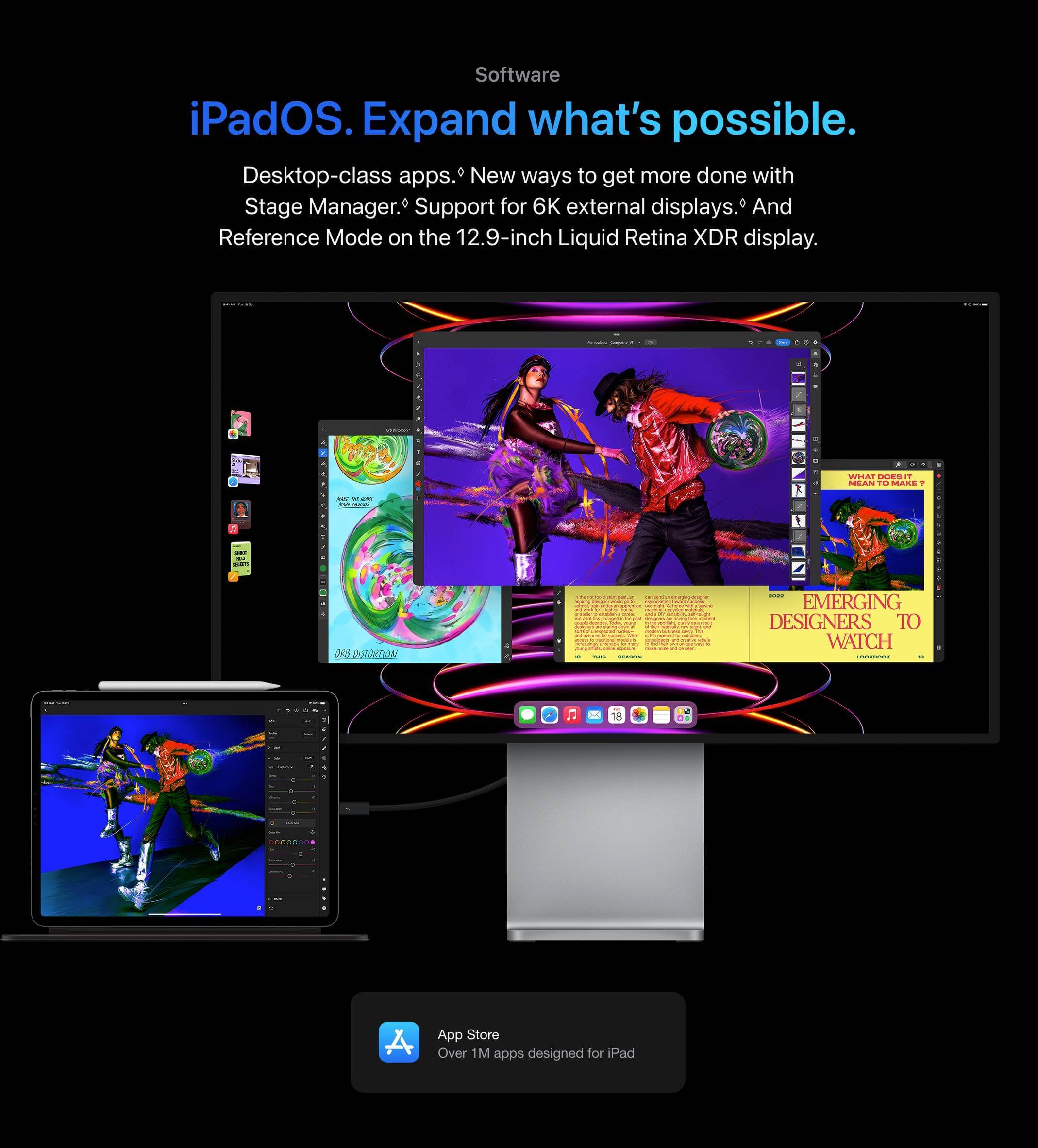 Apple iPad Pro 2022 M2 512GB 12.9-inch Cellular - Space Gray img11