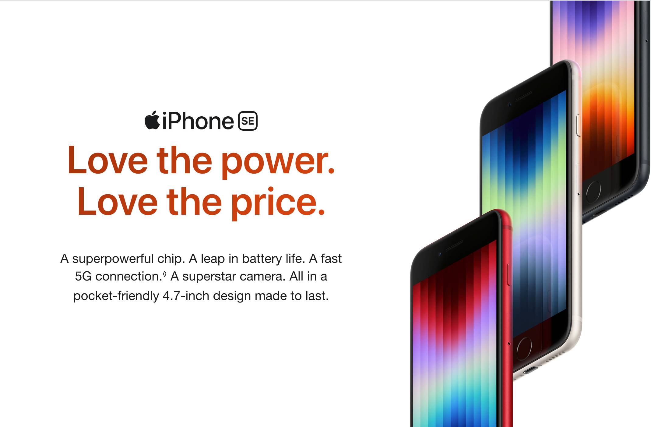 iPhone SE 3 2022 256GB White Price in Kuwait Xcite Alghanim